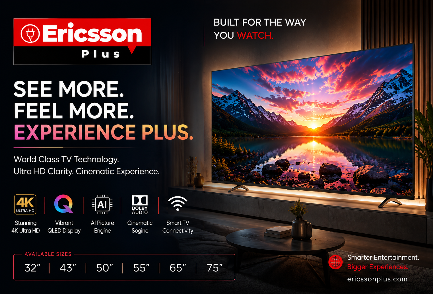 Choosing the Right TV Size: A Guide to Smart LED and Ultra HD Viewing Quality